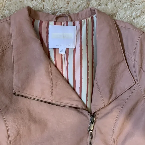 COPY - Anthropologie Ett Twa Leather Moto Jacket - Small - Picture 3 of 8